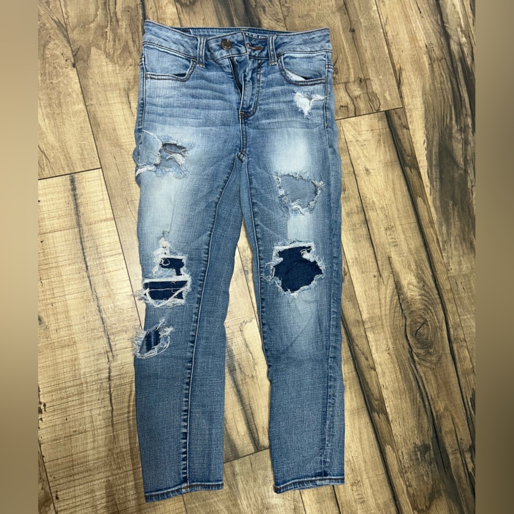 American Eagle Outfitters Ripped Denim Jeans